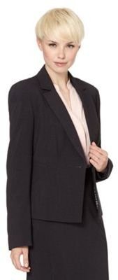 The Collection Grey smart stab stitched suit jacket