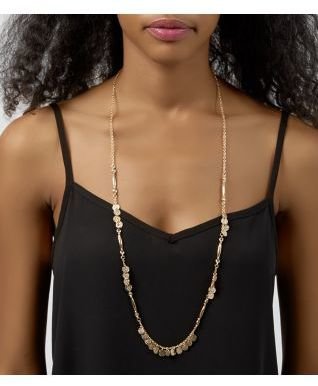New Look Gold Coin Necklace