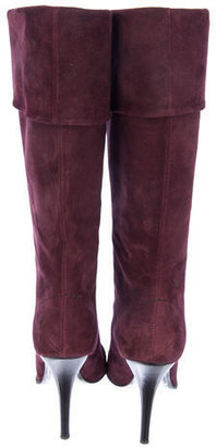 CNC Costume National Knee-High Suede Boots