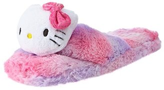 Hello Kitty Women's Slipper Thong with 3D Head and Sequin Bow