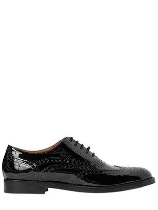 Fratelli Rossetti 20mm Brogue Patent Leather Oxford Shoes
