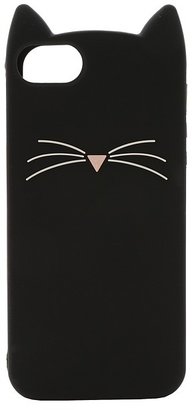 Kate Spade Black Cat Silicone Phone Case For iPhone 5 and 5s (Black) - Electronics
