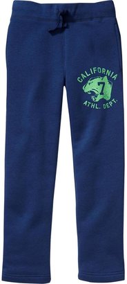 Old Navy Boys Graphic Fleece Slim-Fit Pants