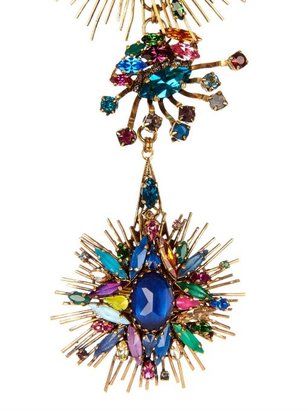Erickson Beamon Telepathic gold-plated crystal necklace