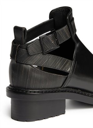 3.1 Phillip Lim 'Ferdinand' cutout leather ankle boots