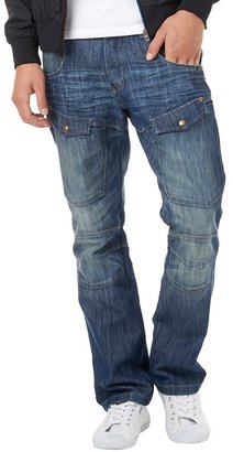 Firetrap Mens Control Jeans Mid Wash