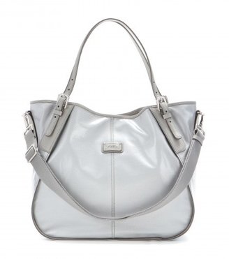 Tod's New G-line Medium Coated Tote With Leather Handles