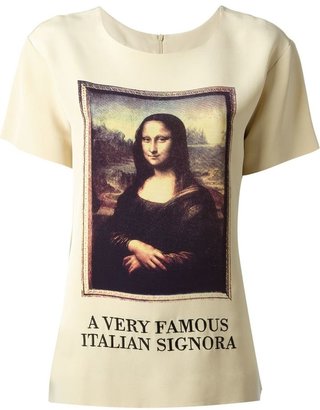 Moschino Vintage Mona Lisa T-shirt