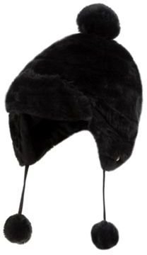 Ted Baker Girl's black faux fur hat