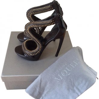 Alexander McQueen Woven Chain Sandals