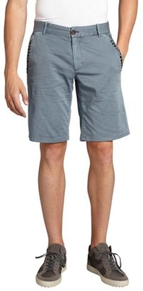 Cohesive grey-blue stretch cotton 'Castaway' chino shorts