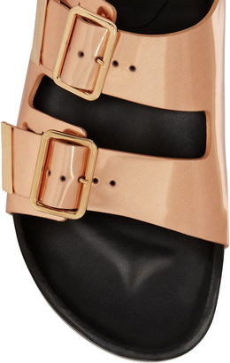 Givenchy Metallic leather sandals
