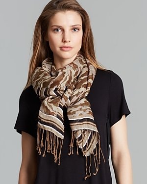 Tory Burch Camouflage Scarf