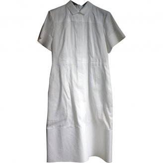 Celine White Cotton Dress