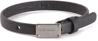 Dolce & Gabbana logo plaque bracelet