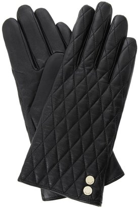 Dune ILLTER - BLACK Quilted Leather Glove