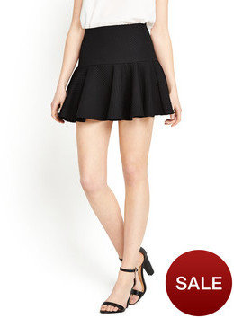 Love Label Flared Textured Skirt