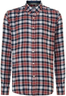 J. Lindeberg Men's Checked flannel shirt