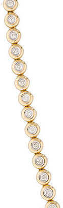 6ctw Bezel Set Diamond Necklace