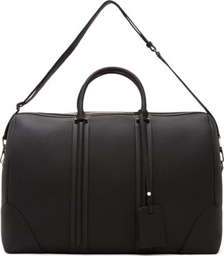 Givenchy Black Leather Weekender Bag