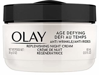 Olay Age Defying Anti-Wrinkle Replenishing Night Face Cream 2 Oz Packaging may Vary