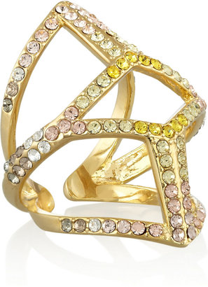 Eddie Borgo Edie gold-tone crystal ring