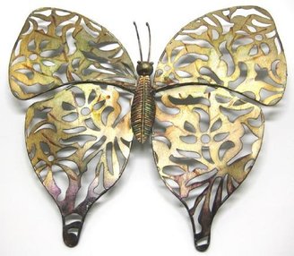 Private Label Set Of 4 Large Metal Butterfly Wall Hangings Decor