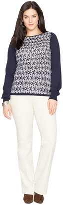 Lauren Ralph Lauren Plus Size Patterned Sweater