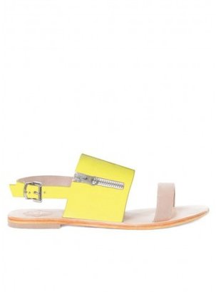 Solsana Ally yellow sandal