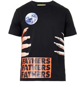 Raf Simons Nails and fathers-print T-shirt