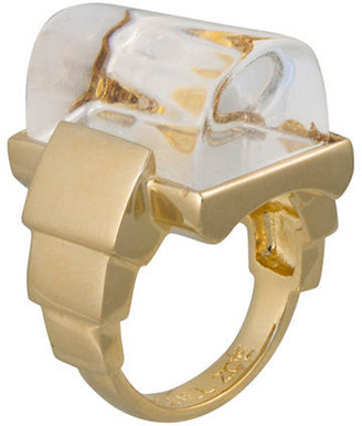 Rachel Zoe Custom Cut Facetted Deco Ring