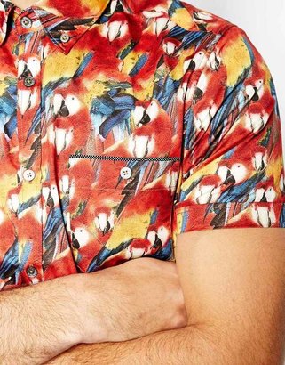 Ted Baker Shirt With Parrot Print