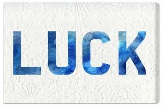 Oliver Gal 'Luck' Wall Art