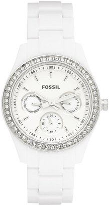 Fossil Ladies White Bracelet Watch