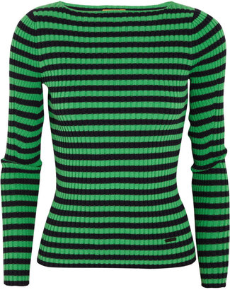 Tory Burch Verona striped cotton sweater