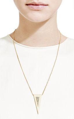 Janis Savitt Large Diamond Triangle Necklace