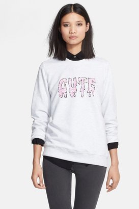 Markus Lupfer 'Cute' Sequin Sweatshirt