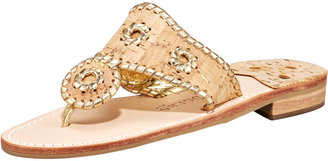 Jack Rogers Napa Valley Whipstitch Thong Sandal