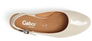Gabor Patent Leather Slingback Pump