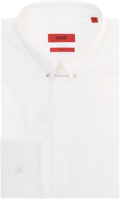 HUGO Men's Enzel Collar Bar Slim Fit Shirt