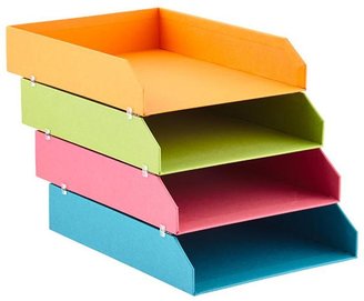 Container Store BigsoTM Stockholm Stacking Letter Tray Orange