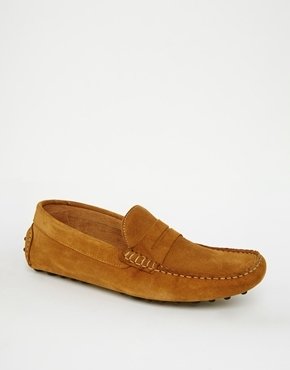 Selected River Driving Shoes - brown