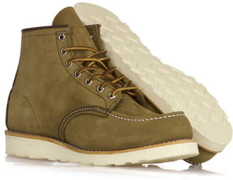 Red Wing Shoes Moc Toe  Mens  Boots - Olive Mohave