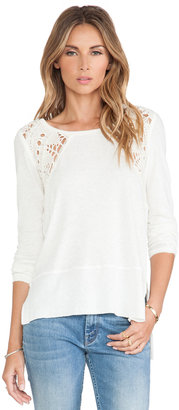 Free People Lace Up Swit Tee