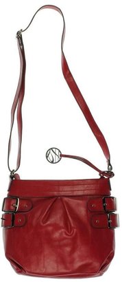 Style&Co. STYLE & CO. NEW Red Faux Leather Buckle Trim Crossbody Handbag Medium BHFO