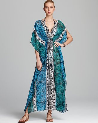 Tory Burch Tofino Long Caftan Swimsuit Cover Up