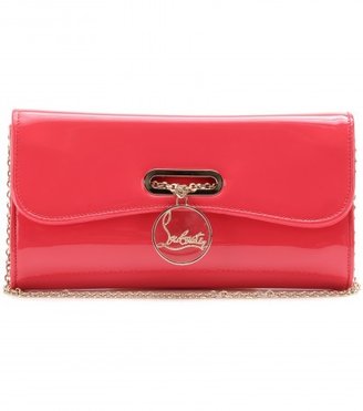 Christian Louboutin Riviera Patent-leather Clutch