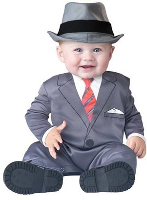 Incharacter Costumes 'Baby Business' Suit & Fedora (Baby Boys)
