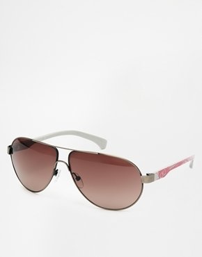Calvin Klein Jeans Aviator Sunglasses - Brown