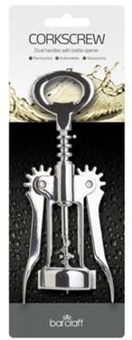 Bar Craft Barcraft Chrome plated double wing corkscrew